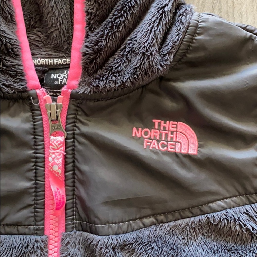 Girls North Face Oso Hoodie Jacket - Picture 2 of 8